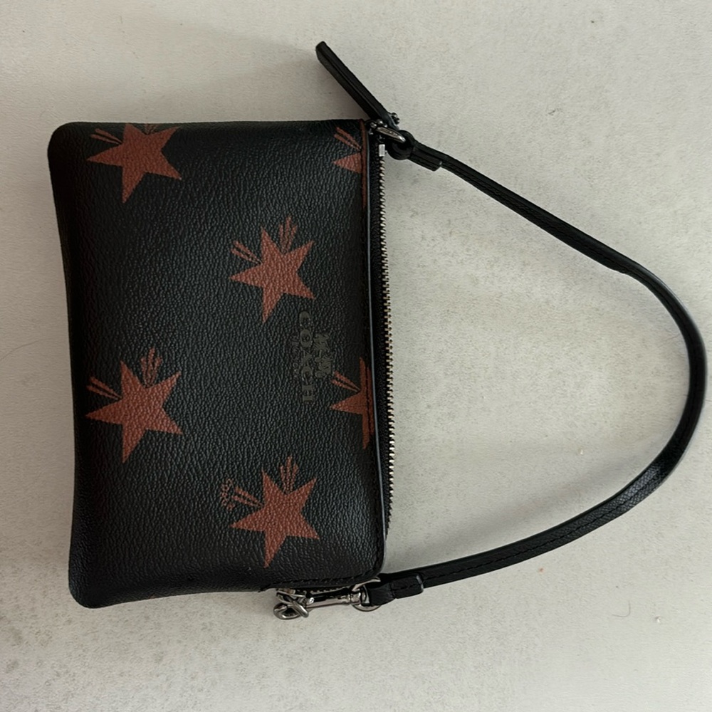 Coach Corner Zip Wristlet Star Canyon